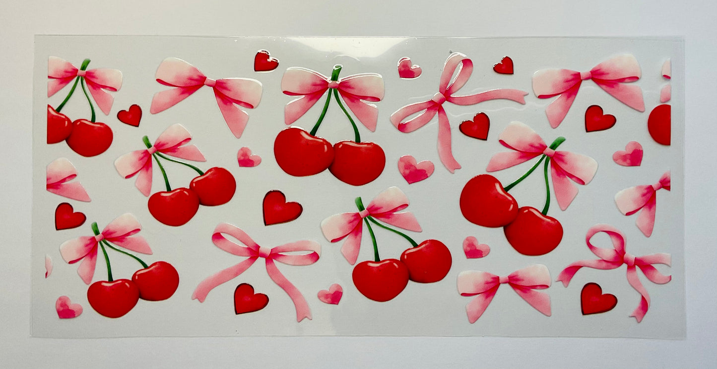 Glass Cup - Cherry options