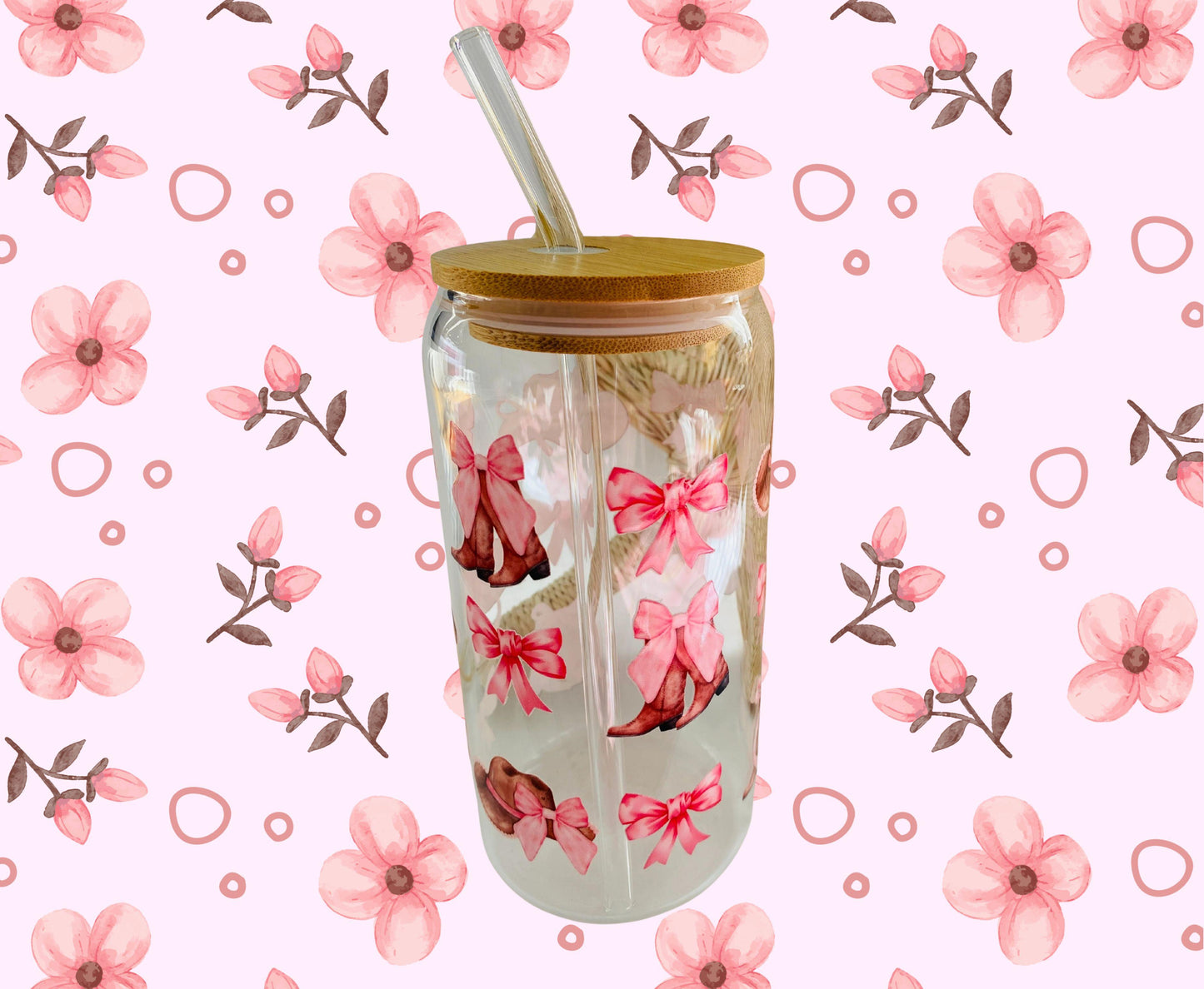Glass Cup - Girly Chic options