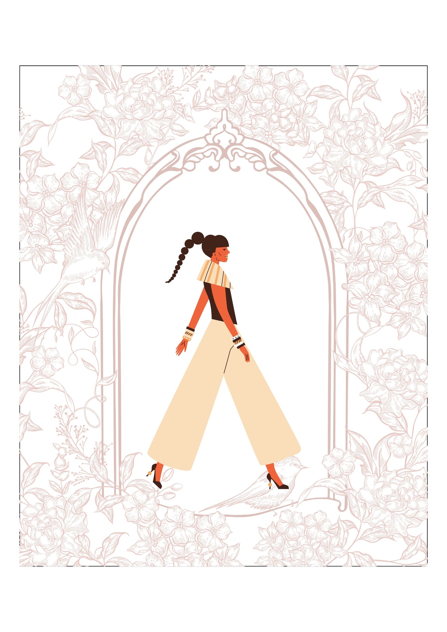 Custom Notebooks - Girl Boss series - Peach