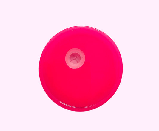 Bright pink lid