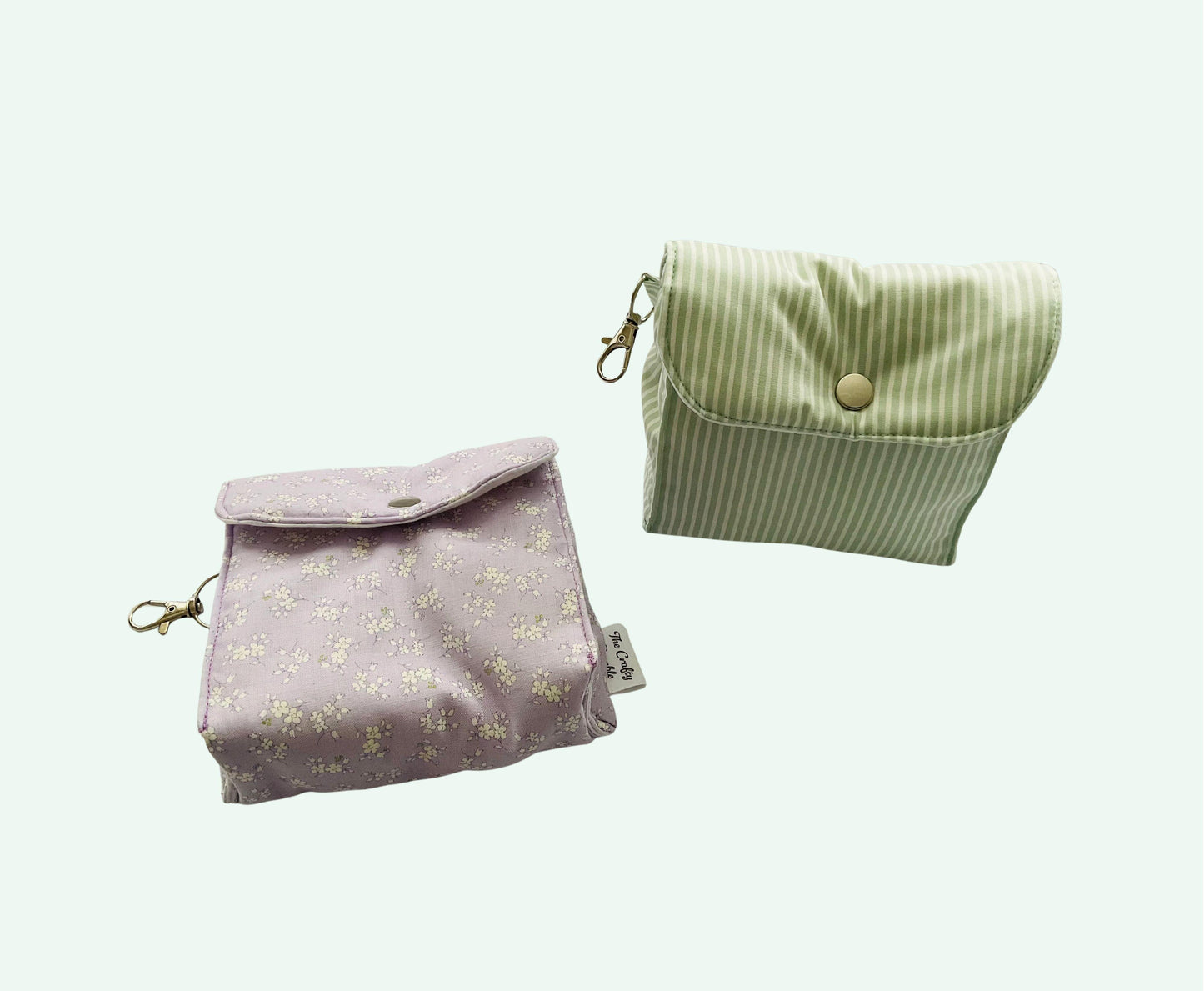 Quilted Boxy Pouch (with wristlet) - A girl's essential kit