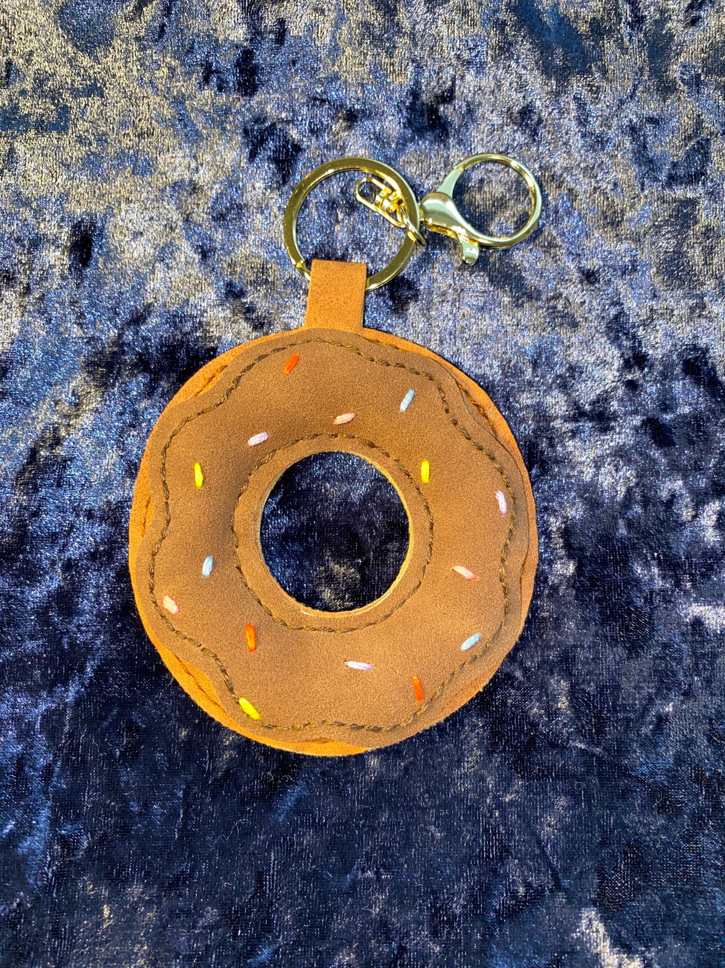 Bag - Keychain Charms - Handsewn faux leather