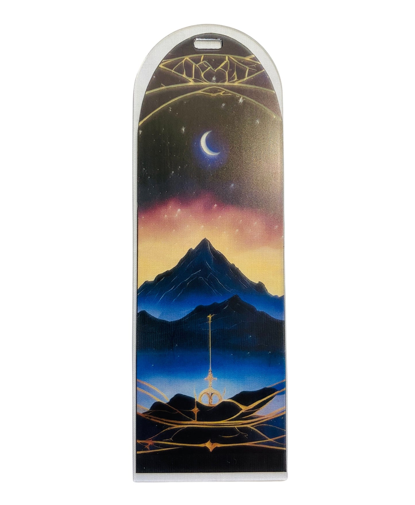 Acrylic Bookmark With Tassel - Follow the Moon