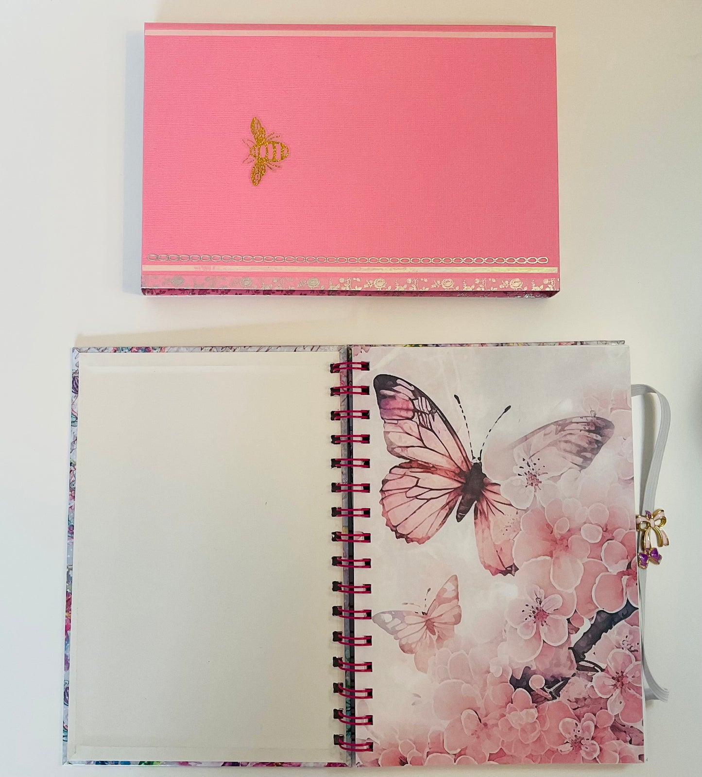 Pink Butterfly Journaling box set