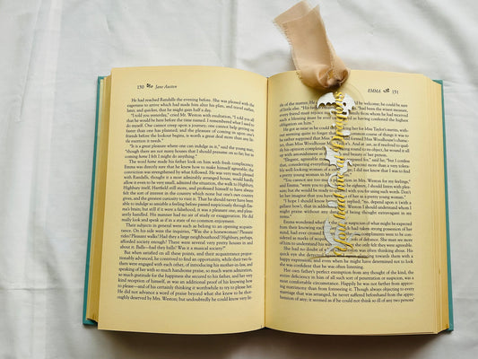 Acrylic Bookmark With Tassel - Dragons