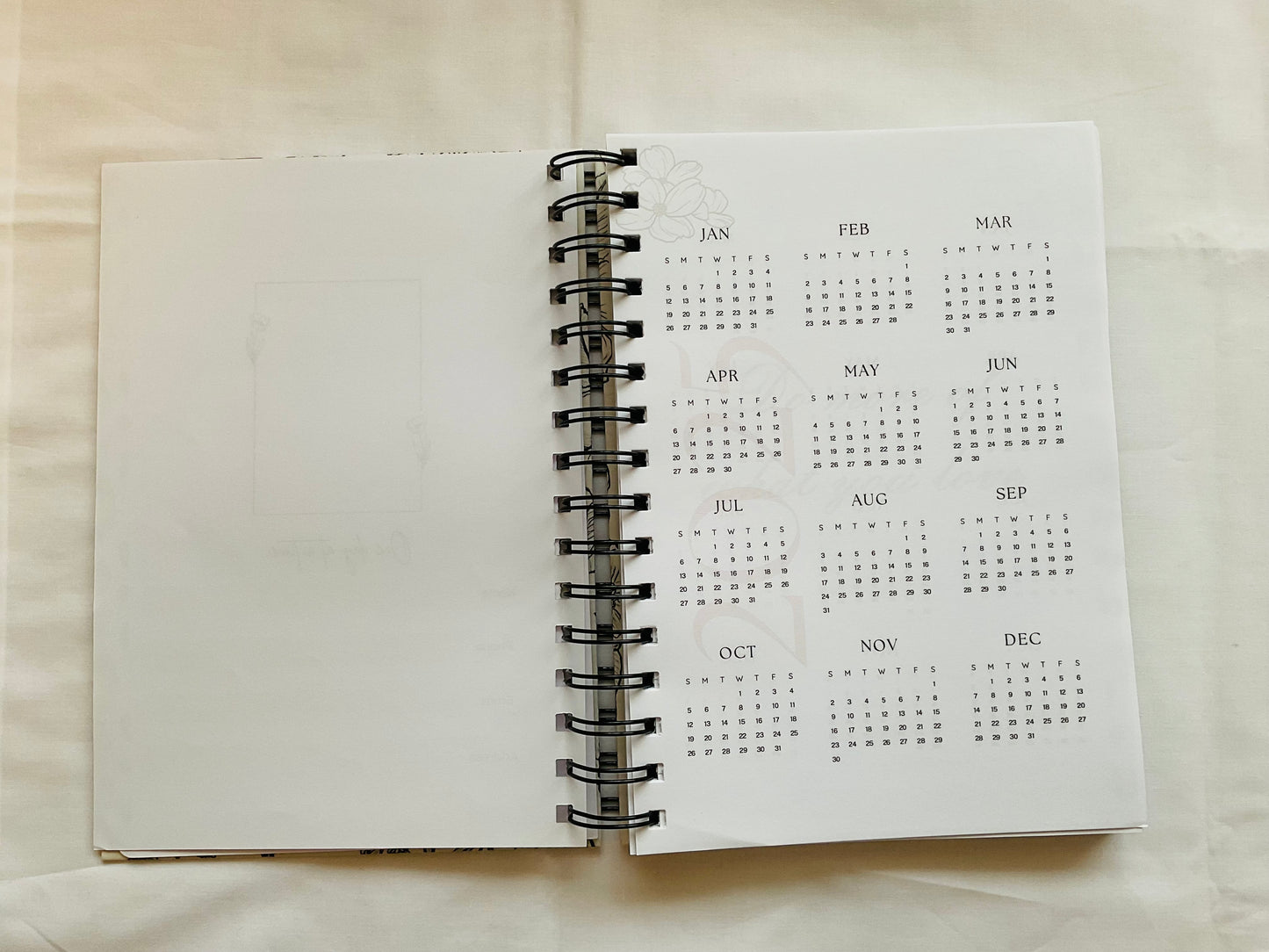A5 Spiral Notebook - Wildflowers (lined pages)