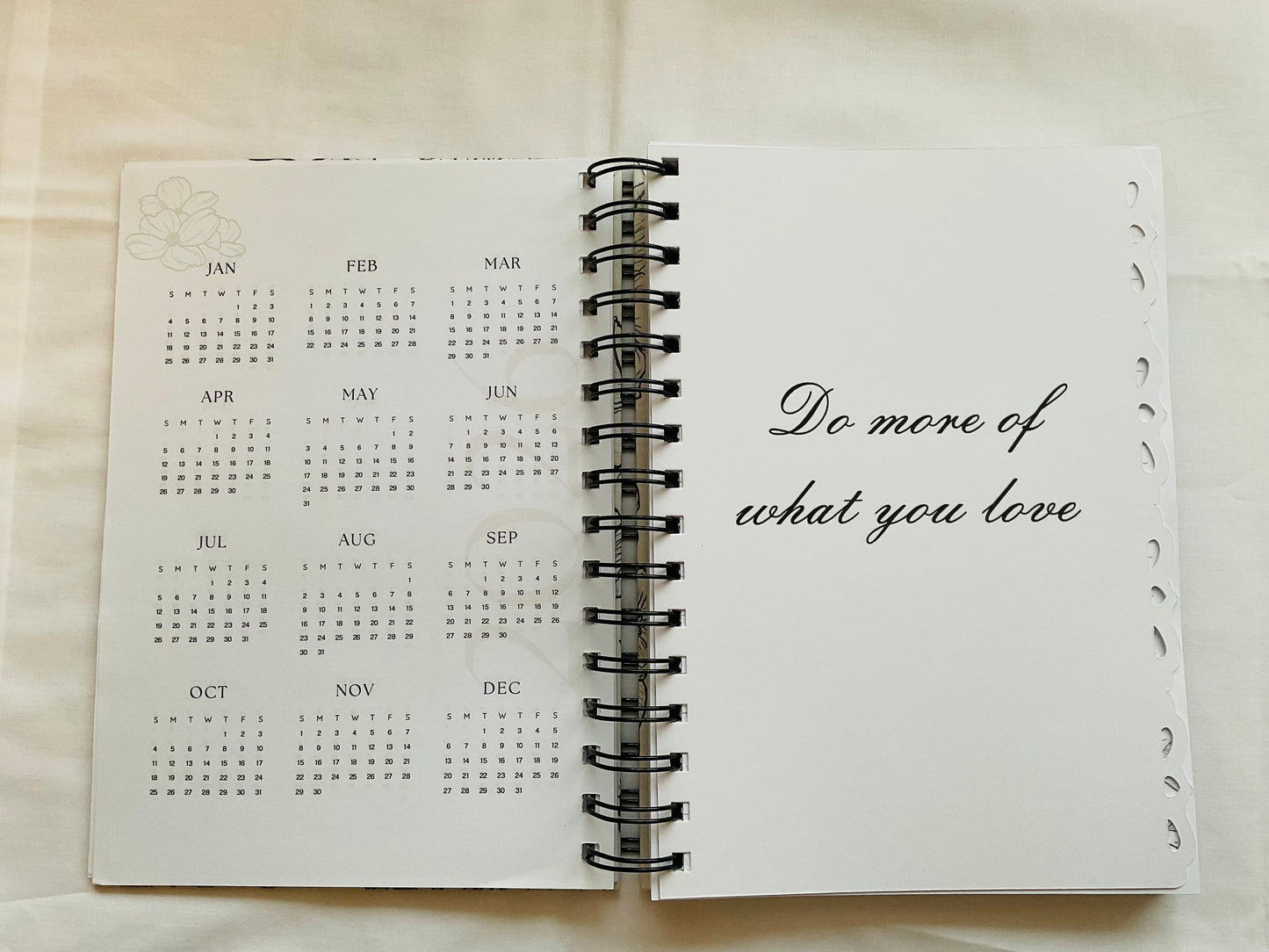 A5 Spiral Notebook - Wildflowers (lined pages)