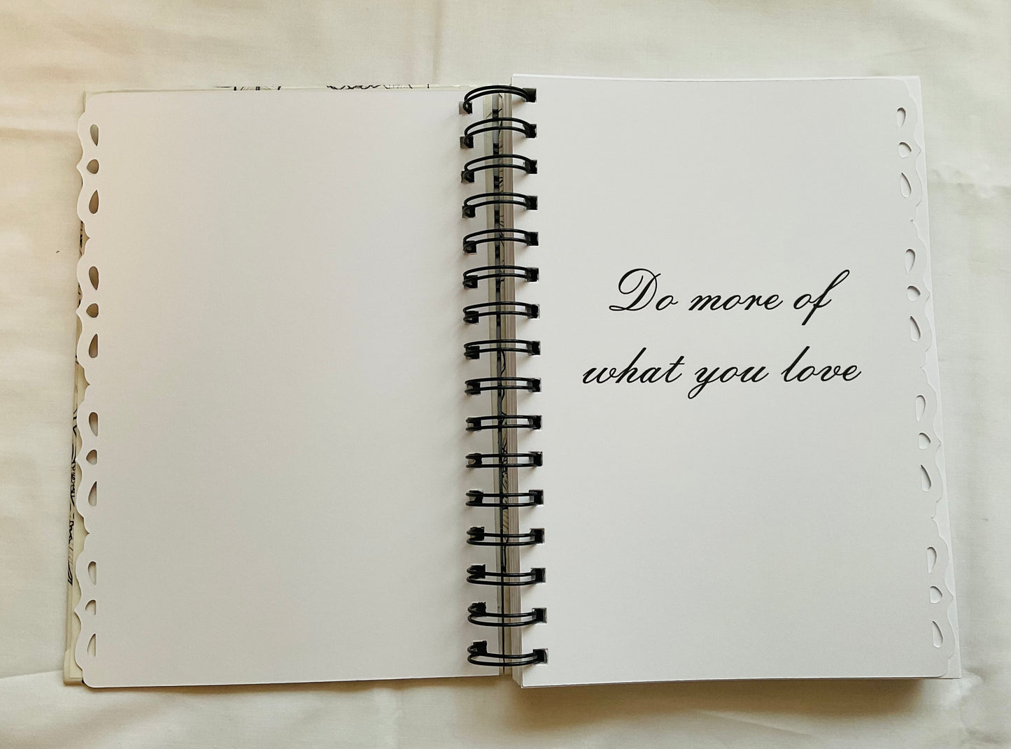 A5 Spiral Notebook - Wildflowers (blank pages)