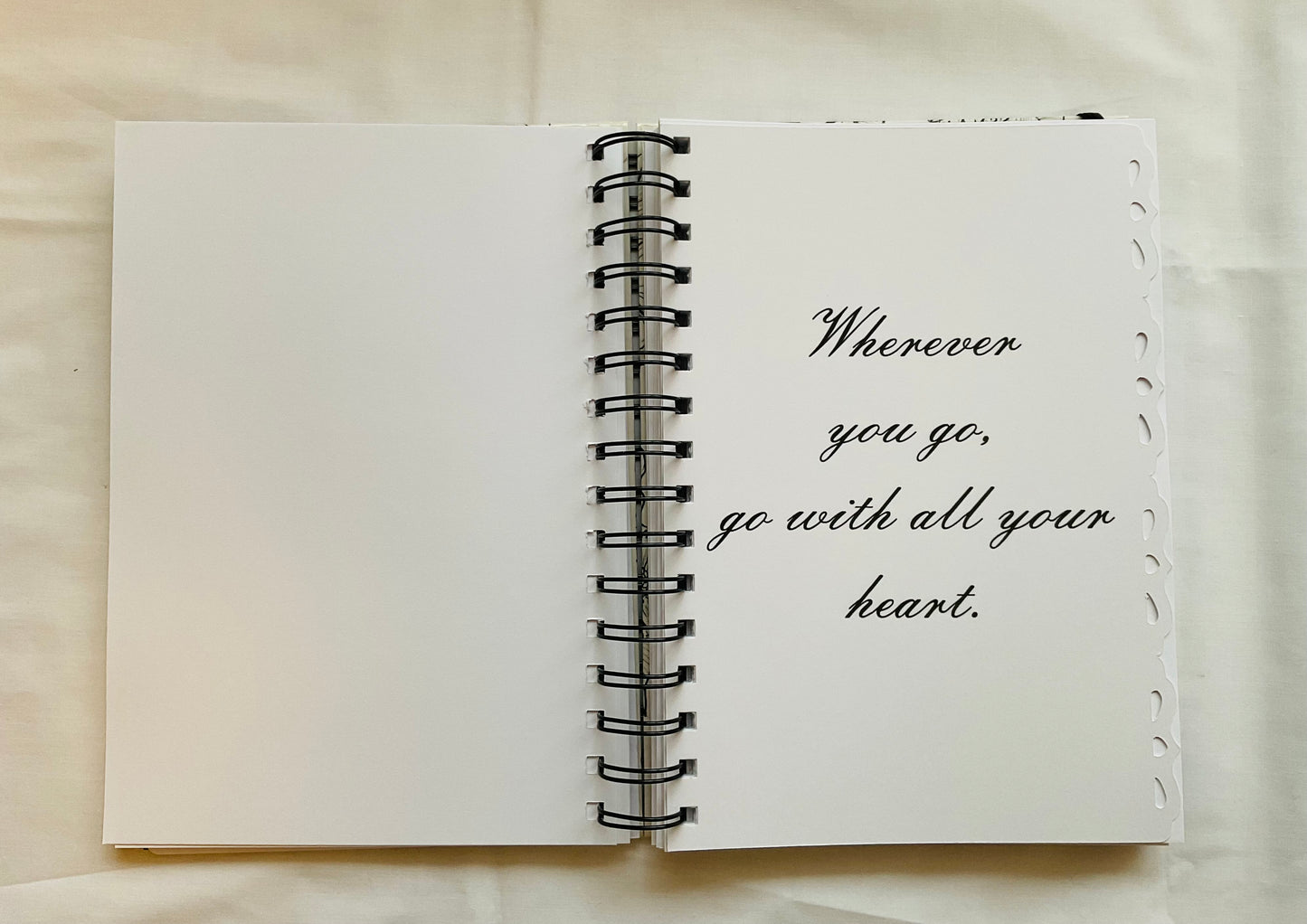 A5 Spiral Notebook - Wildflowers (blank pages)