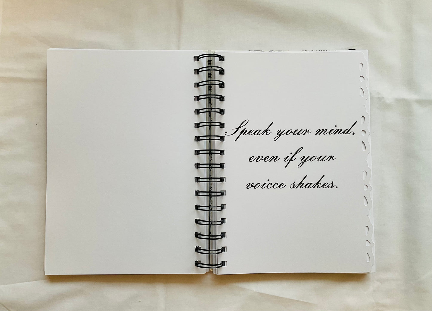 A5 Spiral Notebook - Wildflowers (blank pages)