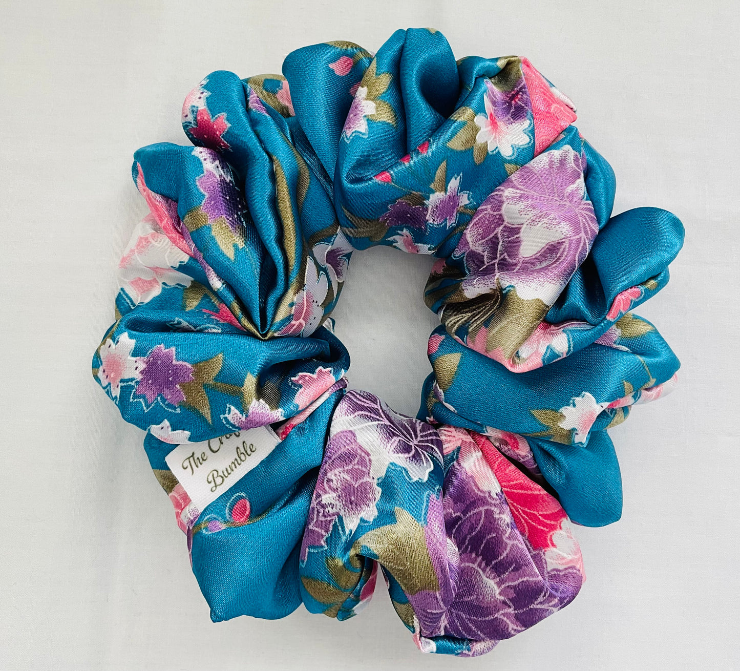Satin Scrunchie - Margie XL
