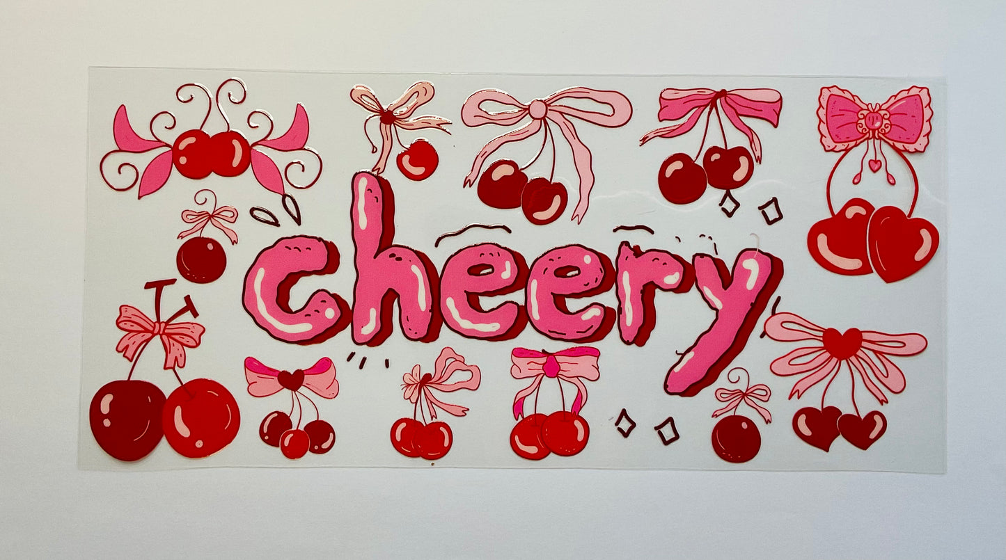 Glass Cup - Cherry options