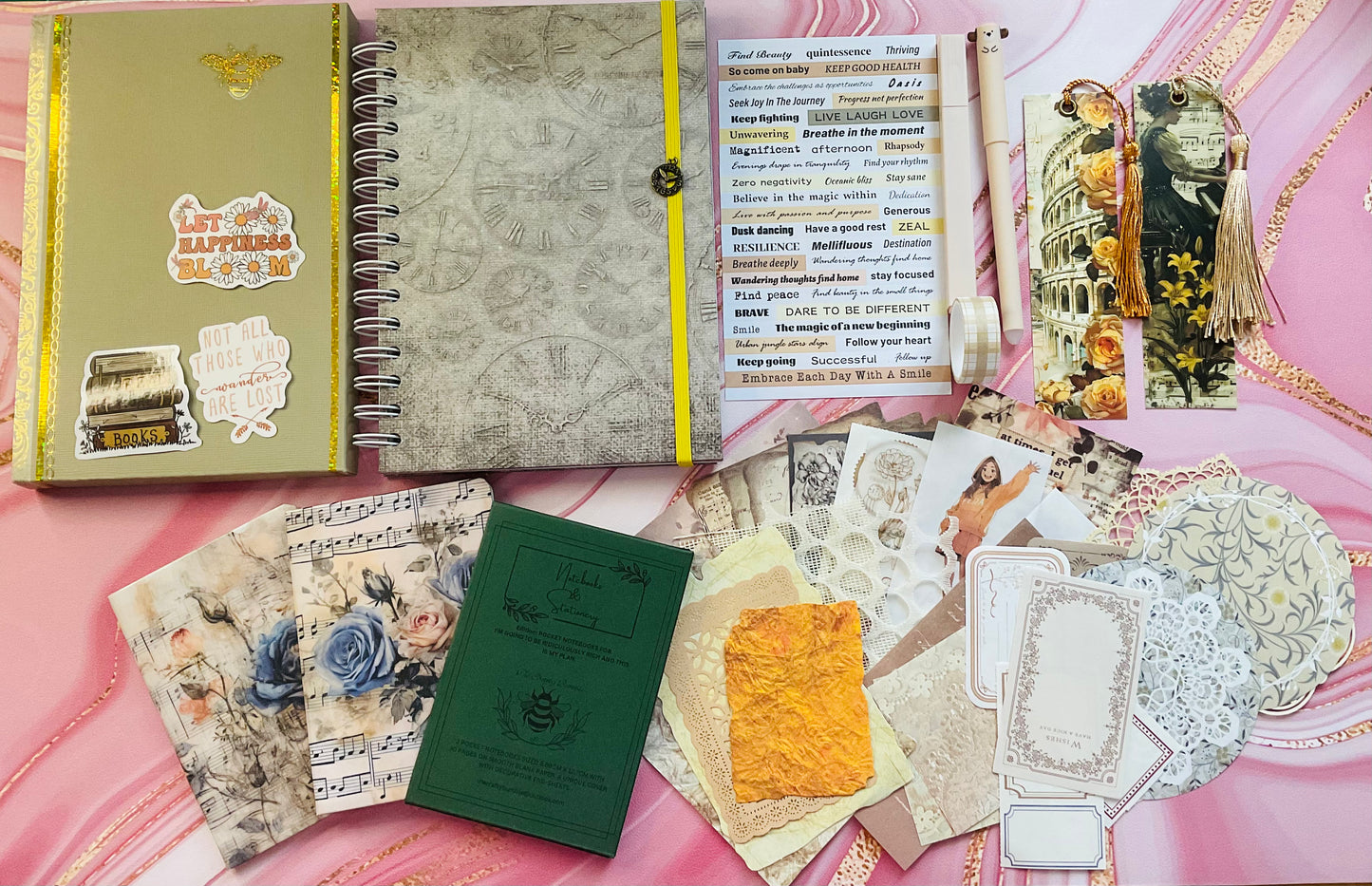 Clocks and Notes - Journaling Kit
