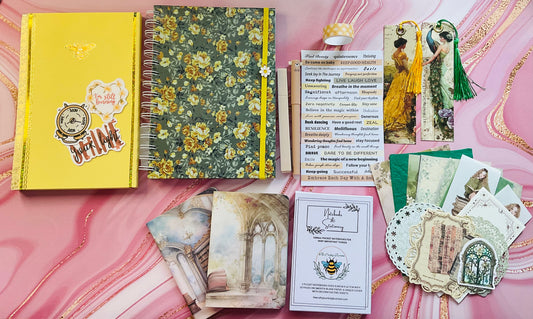 Yellow & Green Rose - Journaling Kit