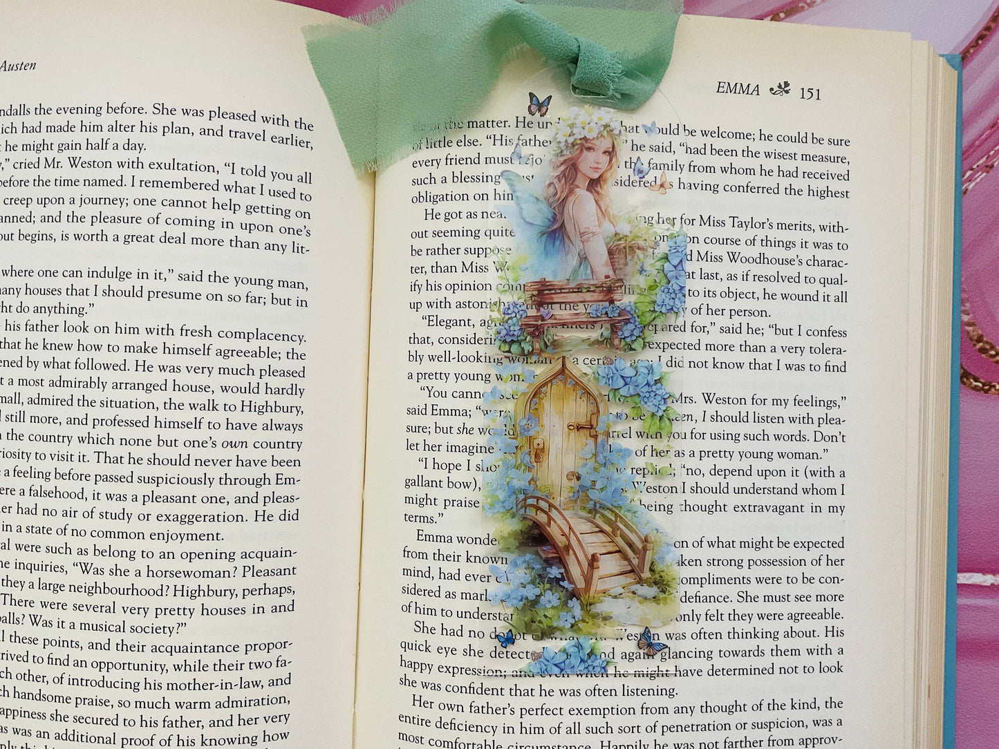 Acrylic Bookmark With Tassel - Fairy Fantasy