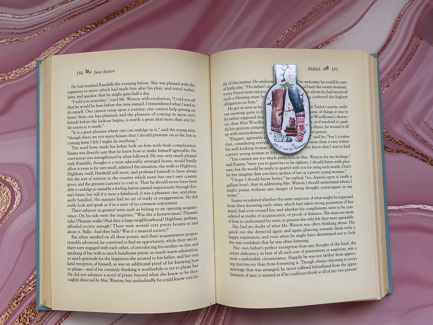 Magnetic Bookmark - All I want for Christmas