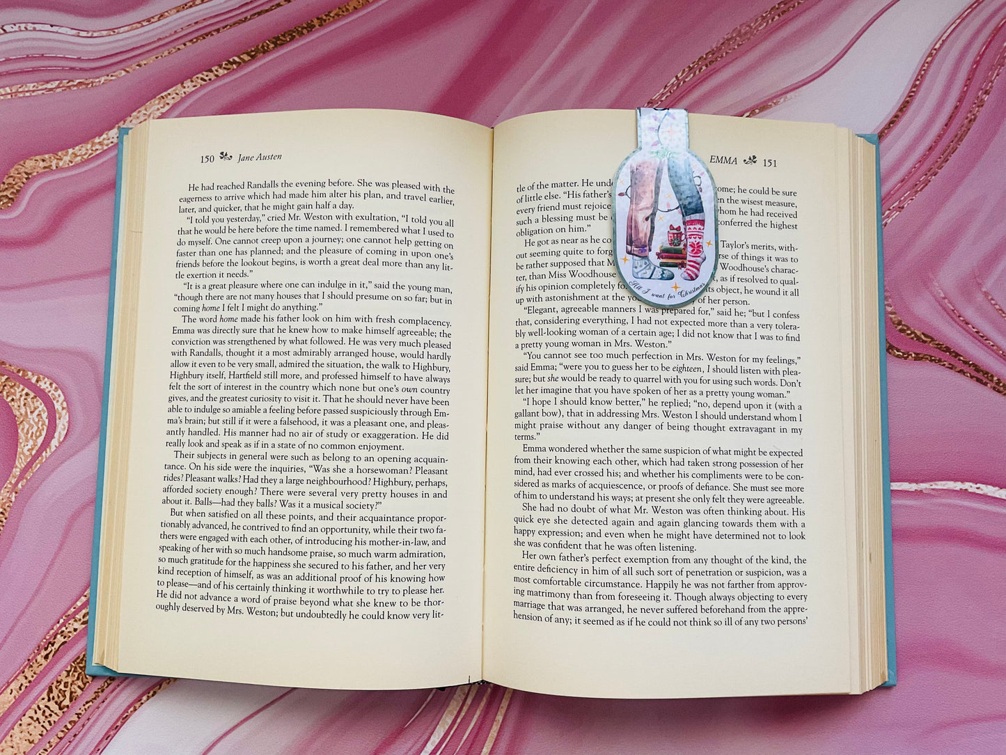 Magnetic Bookmark - All I want for Christmas