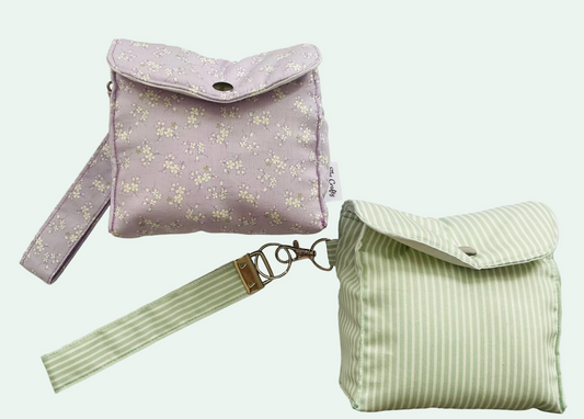 Quilted Boxy Pouch (with wristlet) - No kit