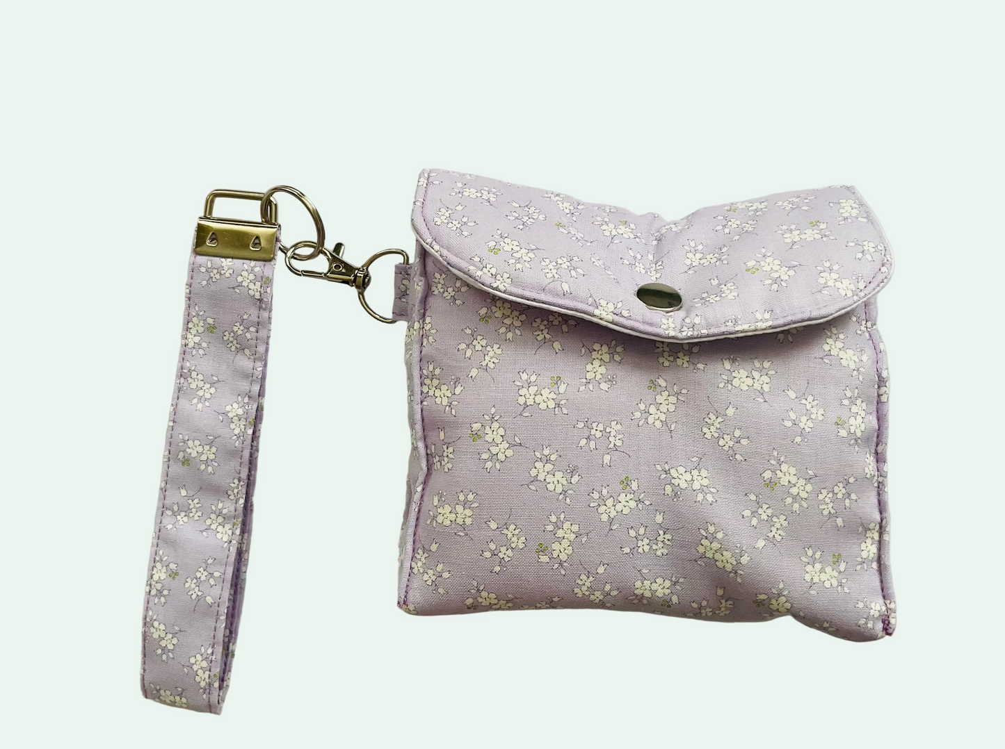 Quilted Boxy Pouch (with wristlet) - A girl's essential kit