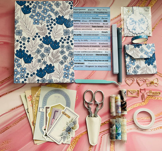 Blue Themed Journaling set