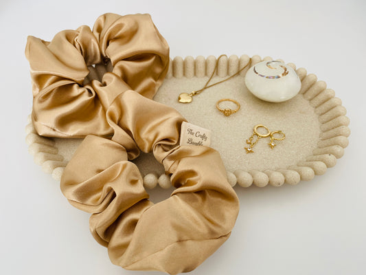 Satin Scrunchie - Champagne