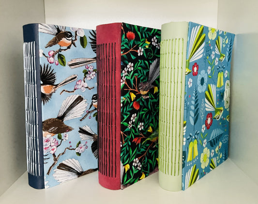 Handsewn Notebooks - Fantail Edition