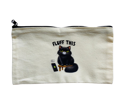 Canvas pencil case - Fluff this